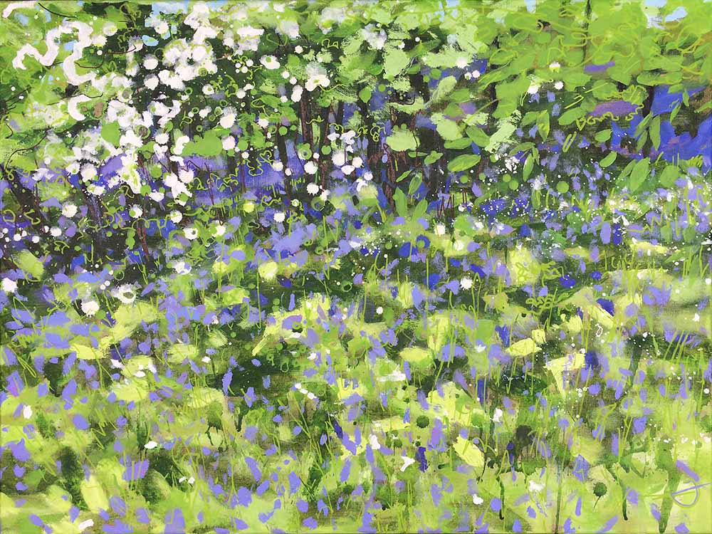 Bluebell Painting by artist Joe Webster