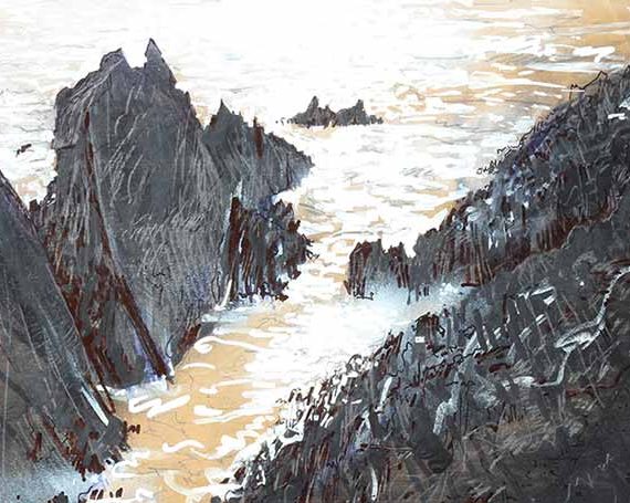 North Devon, Atlantic Coastline, Hartland Seascape,