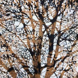 'Tagged Tree Reflections II' by artist Joe Webster