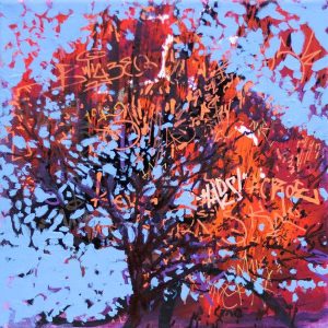 Landscape-Graffiti Painting by EnuF | Joe Webster