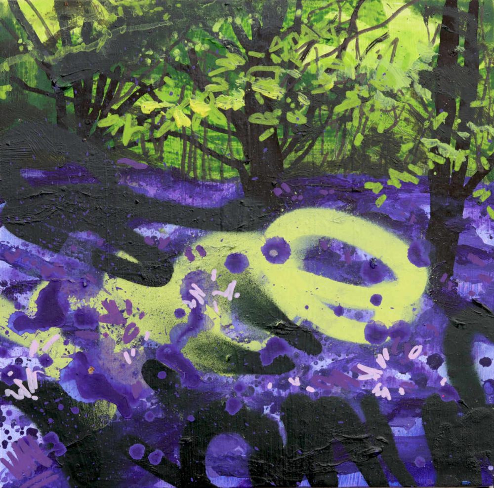 'To-the-Limit' landscape-graffiti painting by Devon street-artist Joe-Webster | nuFeral
