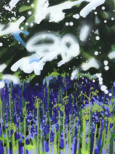 'Grasshoppers-Song' landscape-graffiti painting by Devon street-artist Joe-Webster | nuFeral