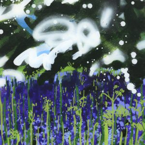 'Grasshoppers-Song' landscape-graffiti painting by Devon street-artist Joe-Webster | nuFeral