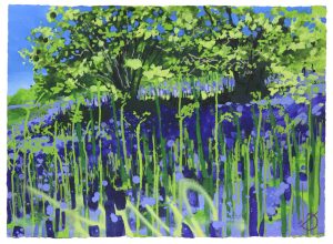 'Ahh-Hello-Beautiful-Birdsong' landscape-graffiti painting by Devon street-artist Joe-Webster | nuFeral